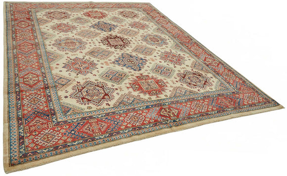 9x11 Hand-Knotted Wool Oushak Rug - 49184
