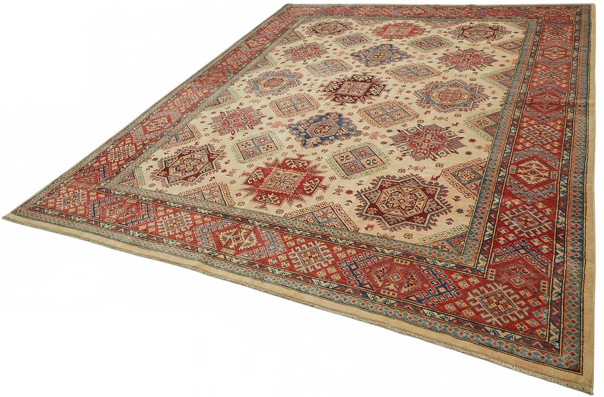 9x11 Hand-Knotted Wool Oushak Rug - 49184