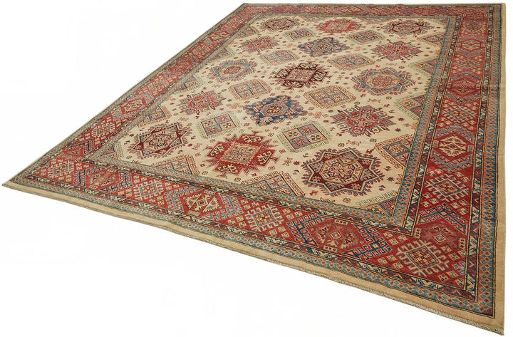 9x11 Hand-Knotted Wool Oushak Rug - 49184