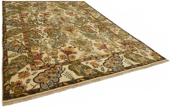 9x12 Hand-Knotted Wool Oushak Rug - 49187