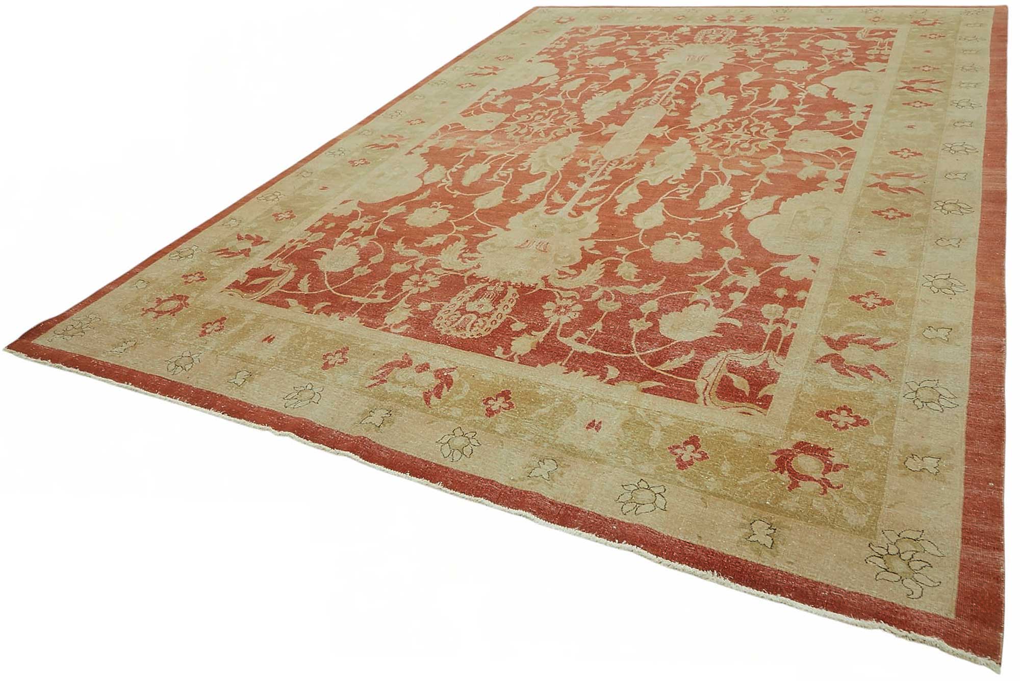 10x14 Hand-Knotted Wool Oushak Rug - 49188