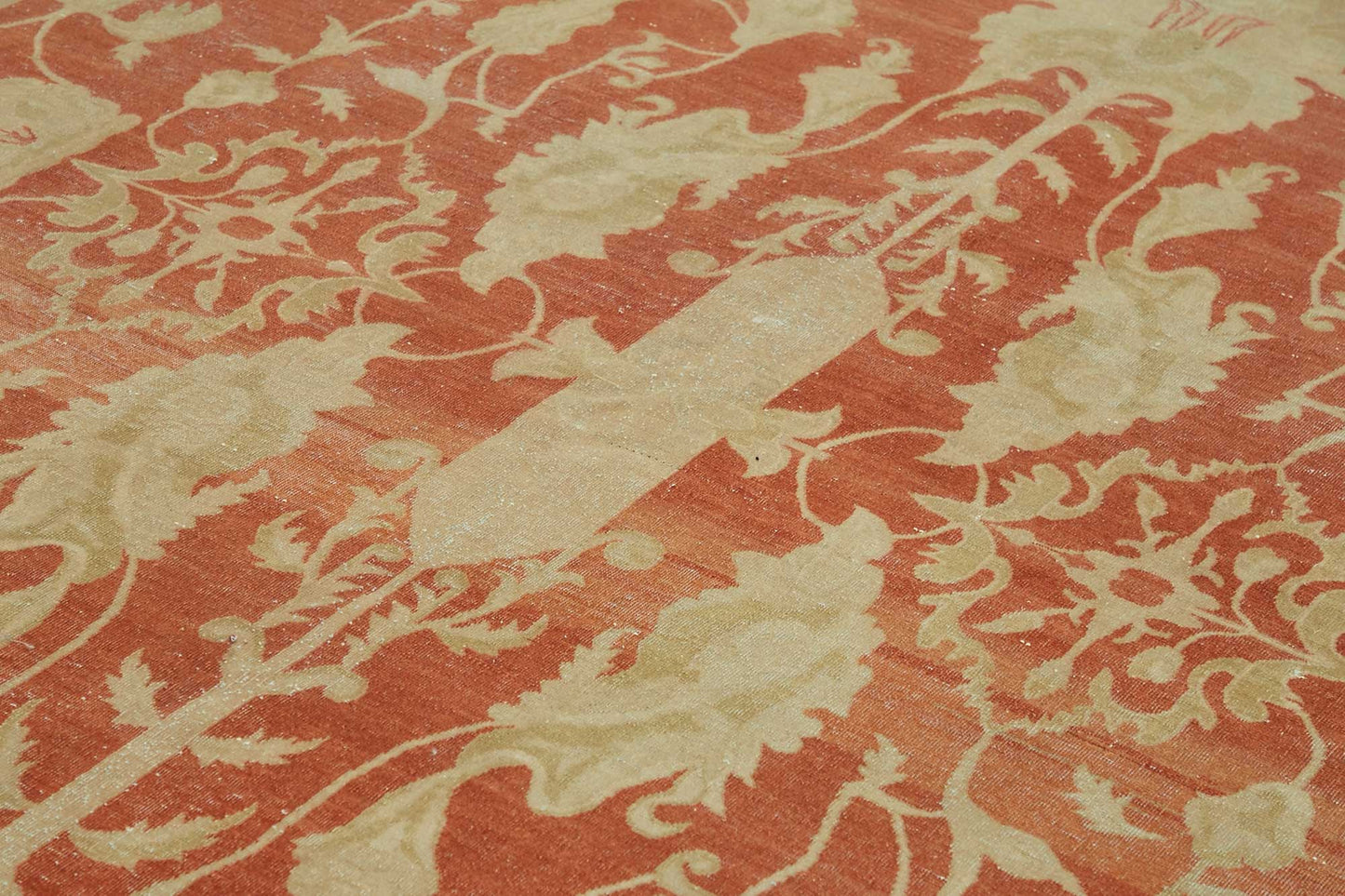 10x14 Hand-Knotted Wool Oushak Rug - 49188