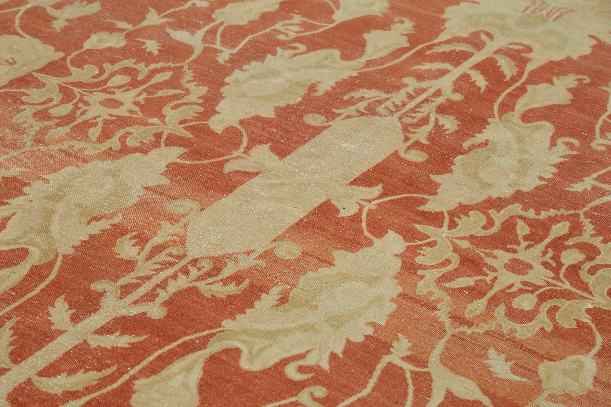 10x14 Hand-Knotted Wool Oushak Rug - 49188