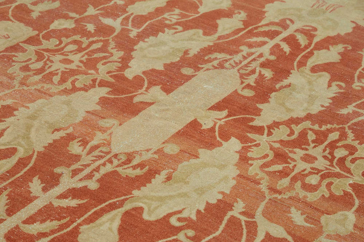 10x14 Hand-Knotted Wool Oushak Rug - 49188