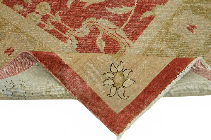 10x14 Hand-Knotted Wool Oushak Rug - 49188