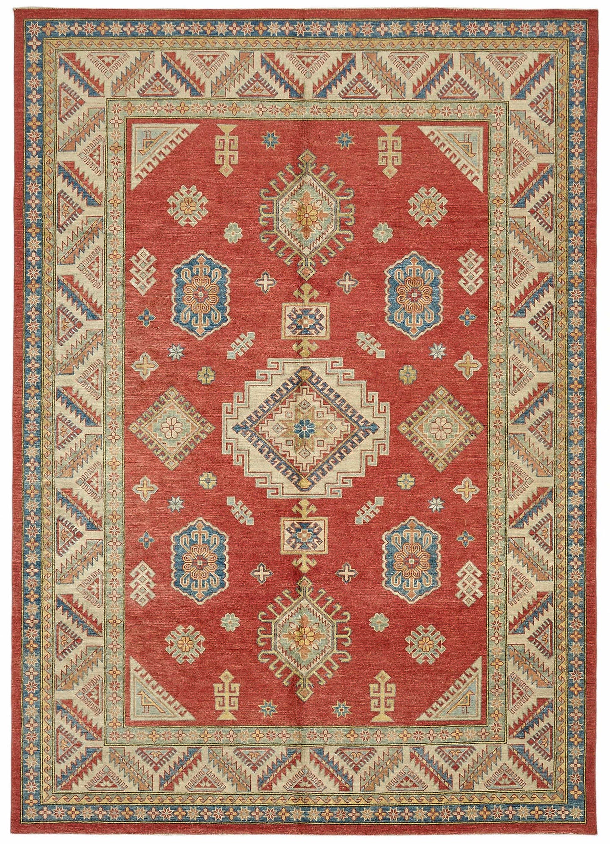 8x12 Hand-Knotted Wool Oushak Rug - 49191