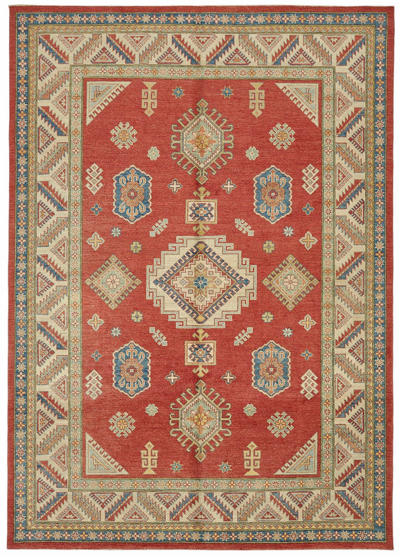 8x12 Hand-Knotted Wool Oushak Rug - 49191