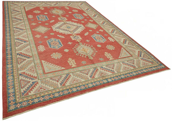 8x12 Hand-Knotted Wool Oushak Rug - 49191