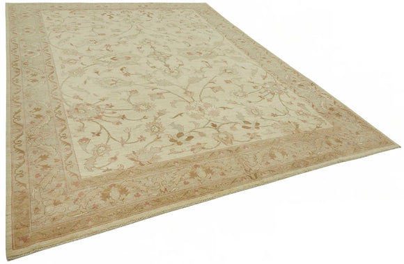 9x12 Hand-Knotted Wool Oushak Rug - 49192