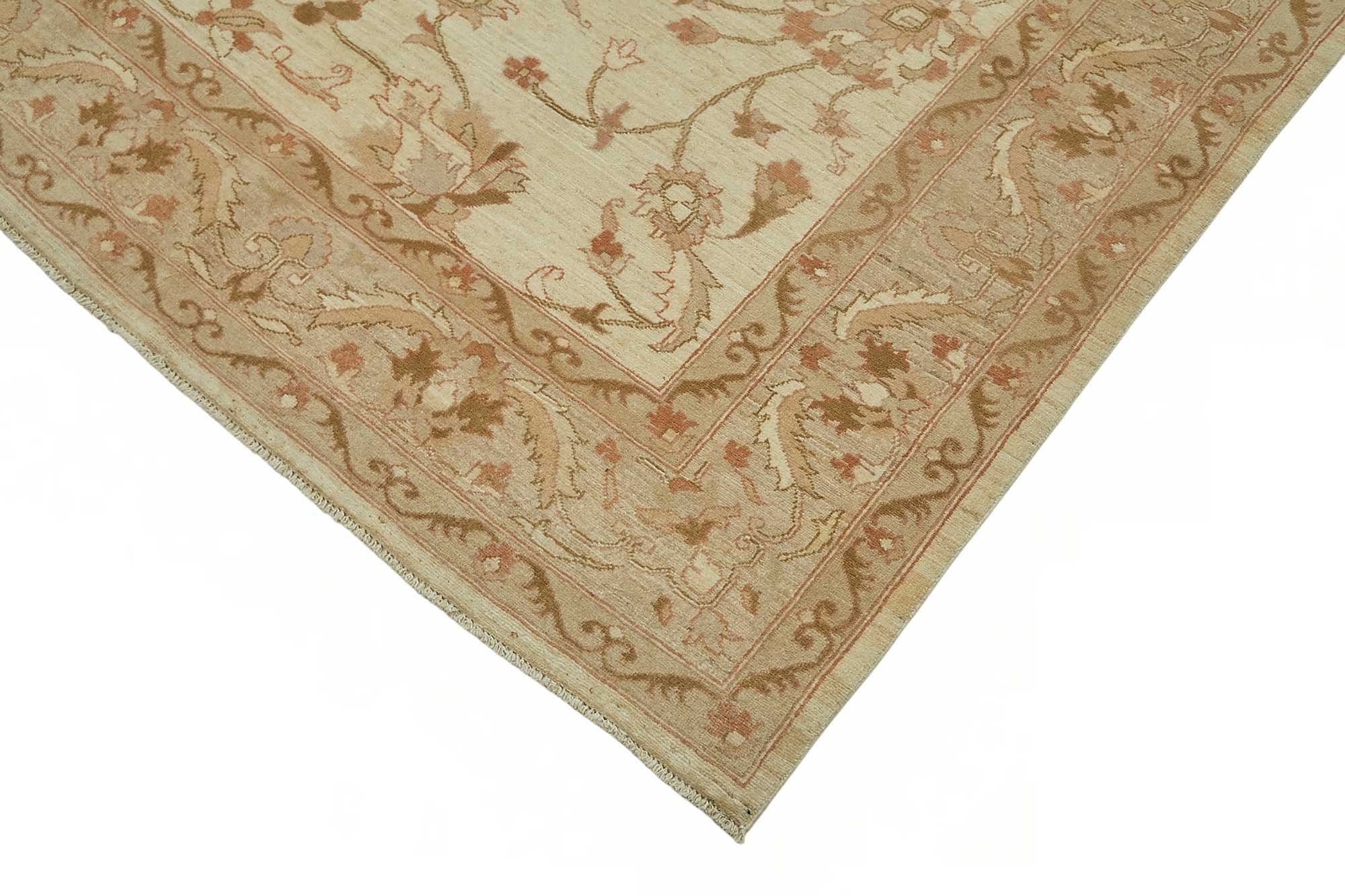 9x12 Hand-Knotted Wool Oushak Rug - 49192