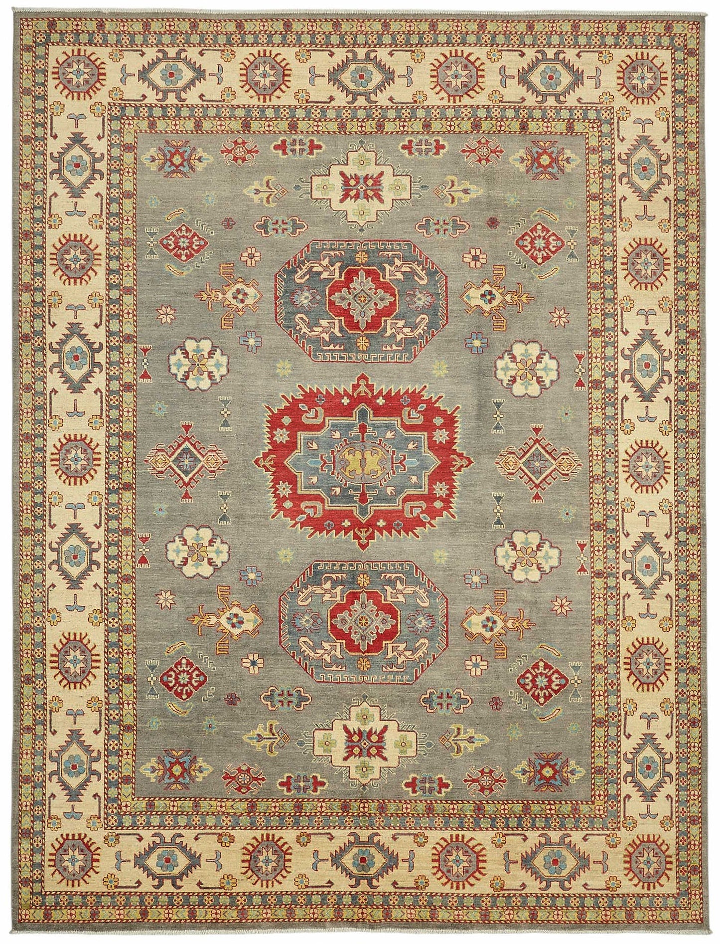 9x12 Hand-Knotted Wool Oushak Rug - 49193
