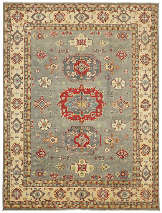 9x12 Hand-Knotted Wool Oushak Rug - 49193