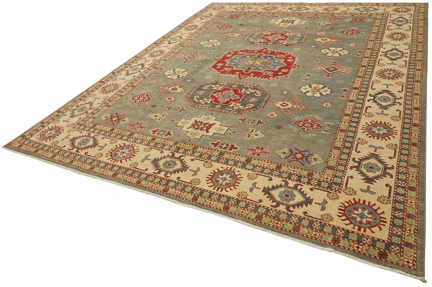 9x12 Hand-Knotted Wool Oushak Rug - 49193