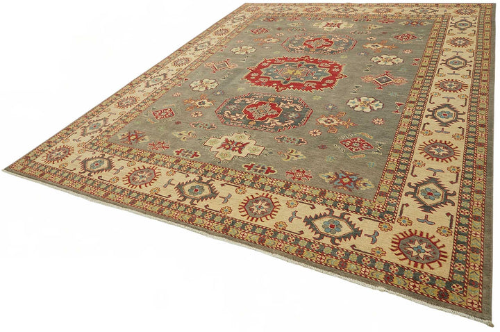 9x12 Hand-Knotted Wool Oushak Rug - 49193