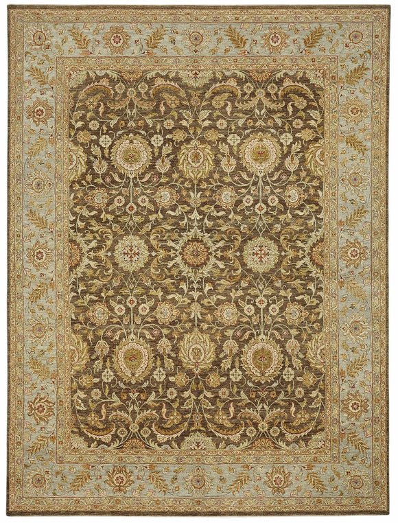 9x12 Hand-Knotted Wool Oushak Rug - 49194