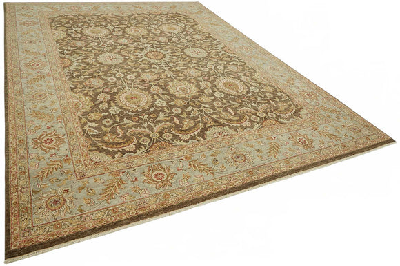 9x12 Hand-Knotted Wool Oushak Rug - 49194