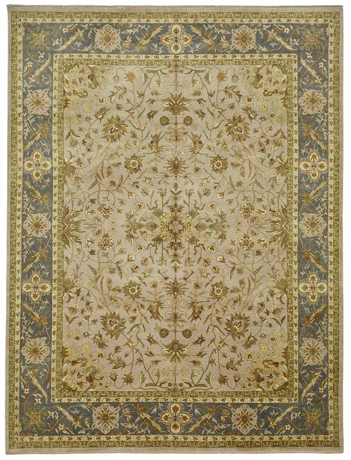 9x12 Hand-Knotted Wool Oushak Rug - 49195