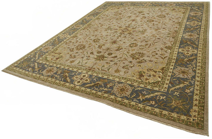 9x12 Hand-Knotted Wool Oushak Rug - 49195