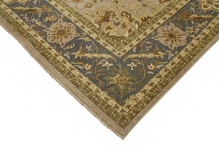 9x12 Hand-Knotted Wool Oushak Rug - 49195