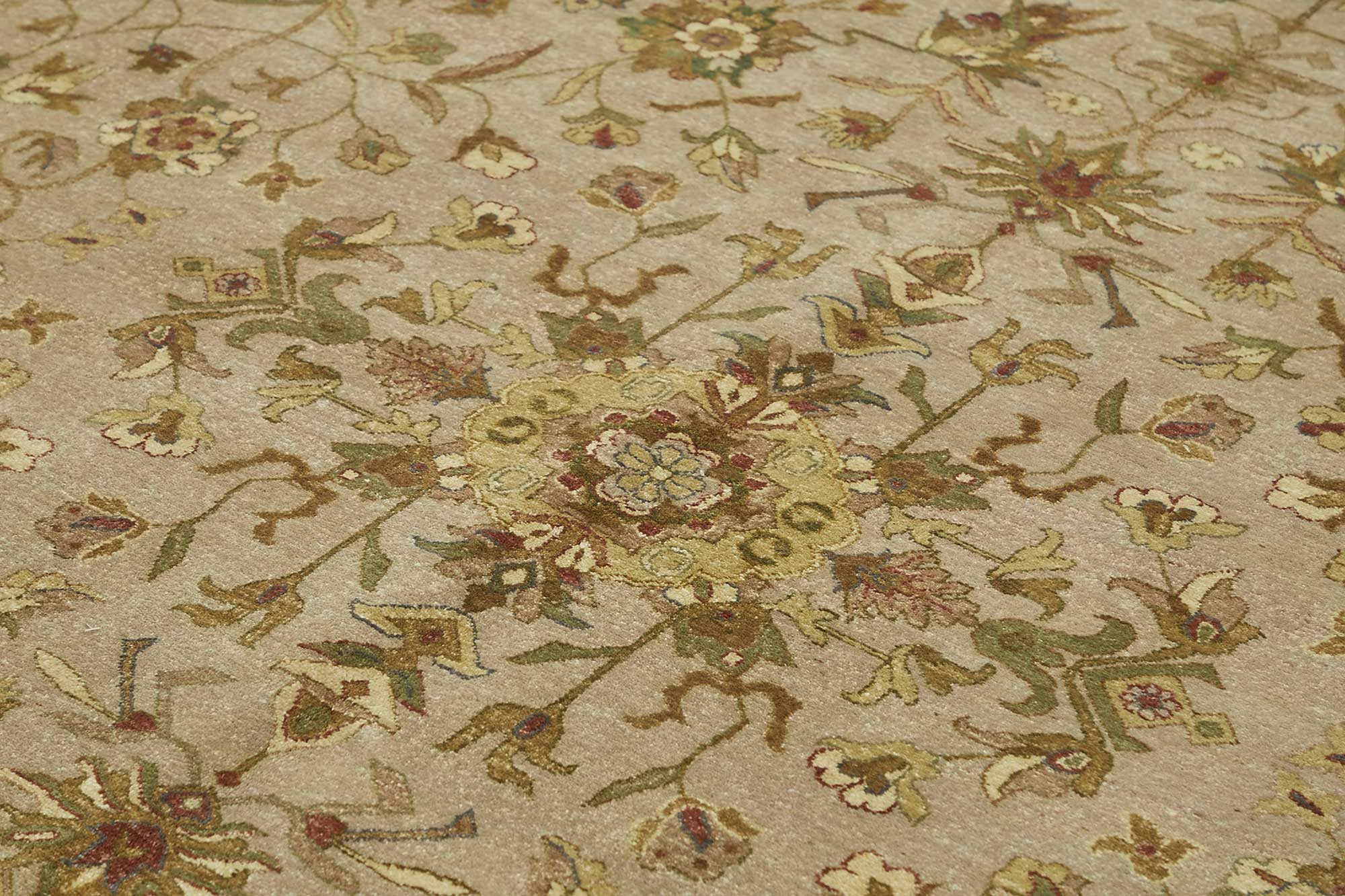 9x12 Hand-Knotted Wool Oushak Rug - 49195