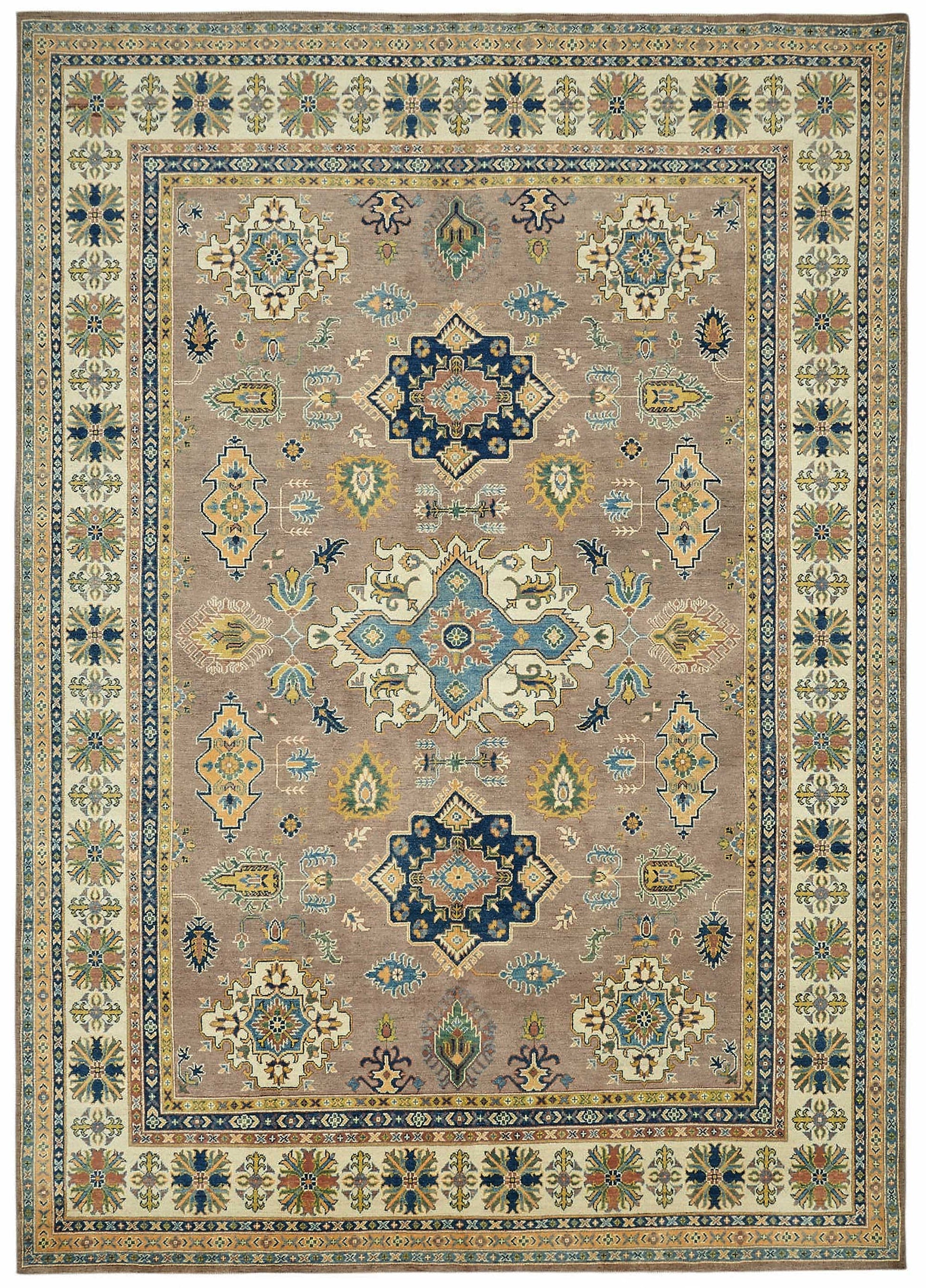 9x12 Hand-Knotted Wool Oushak Rug - 49196