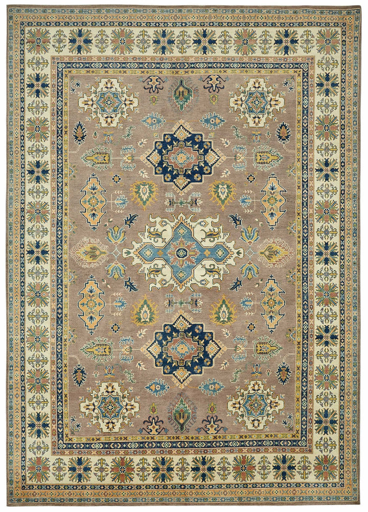 9x12 Hand-Knotted Wool Oushak Rug - 49196