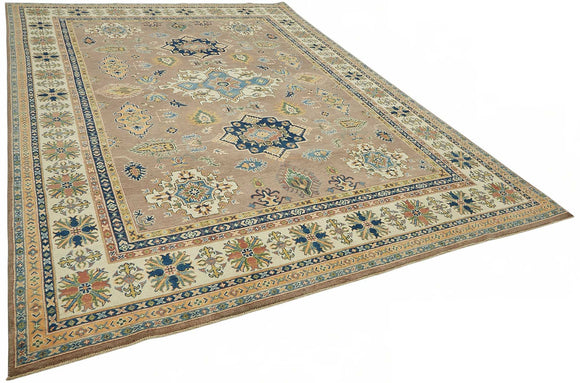 9x12 Hand-Knotted Wool Oushak Rug - 49196