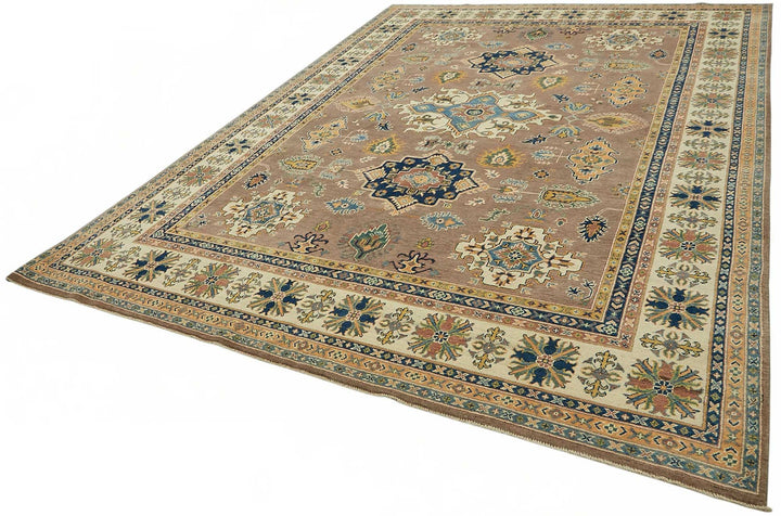 9x12 Hand-Knotted Wool Oushak Rug - 49196