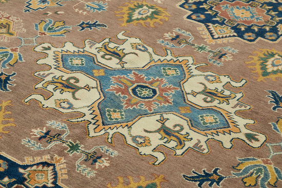 9x12 Hand-Knotted Wool Oushak Rug - 49196