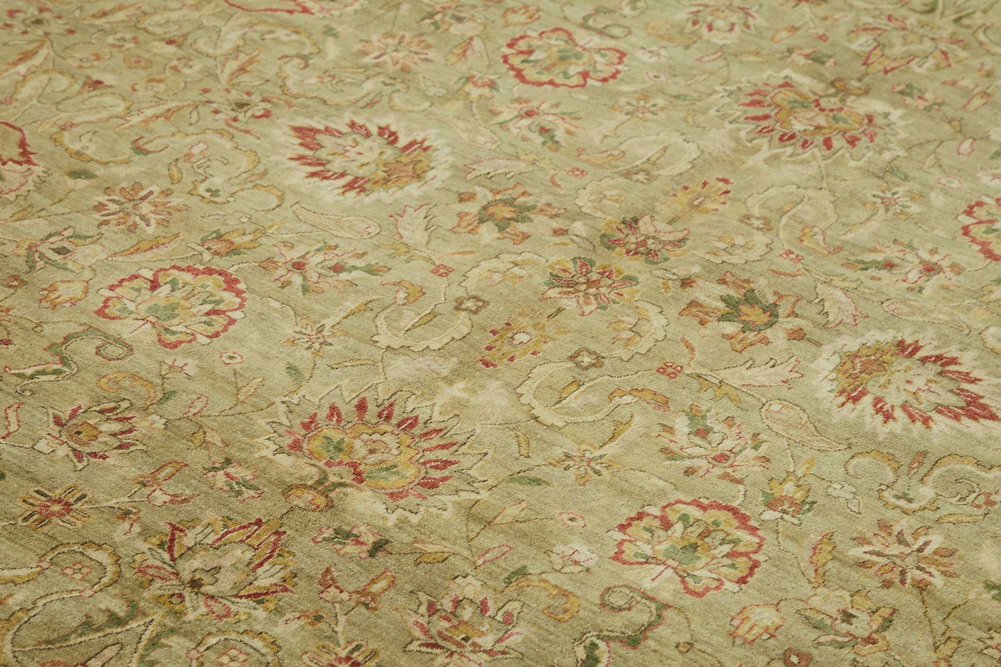 10x13 Hand-Knotted Wool Oushak Rug - 49197