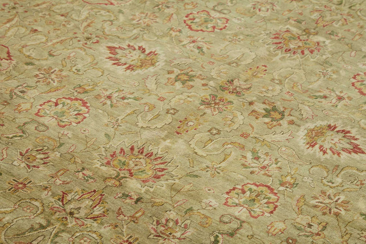 10x13 Hand-Knotted Wool Oushak Rug - 49197