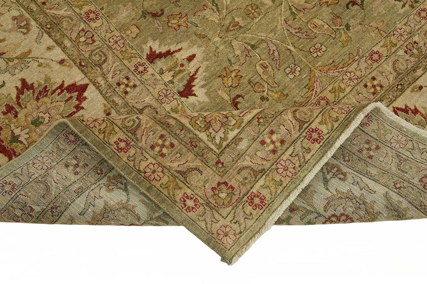 10x13 Hand-Knotted Wool Oushak Rug - 49197