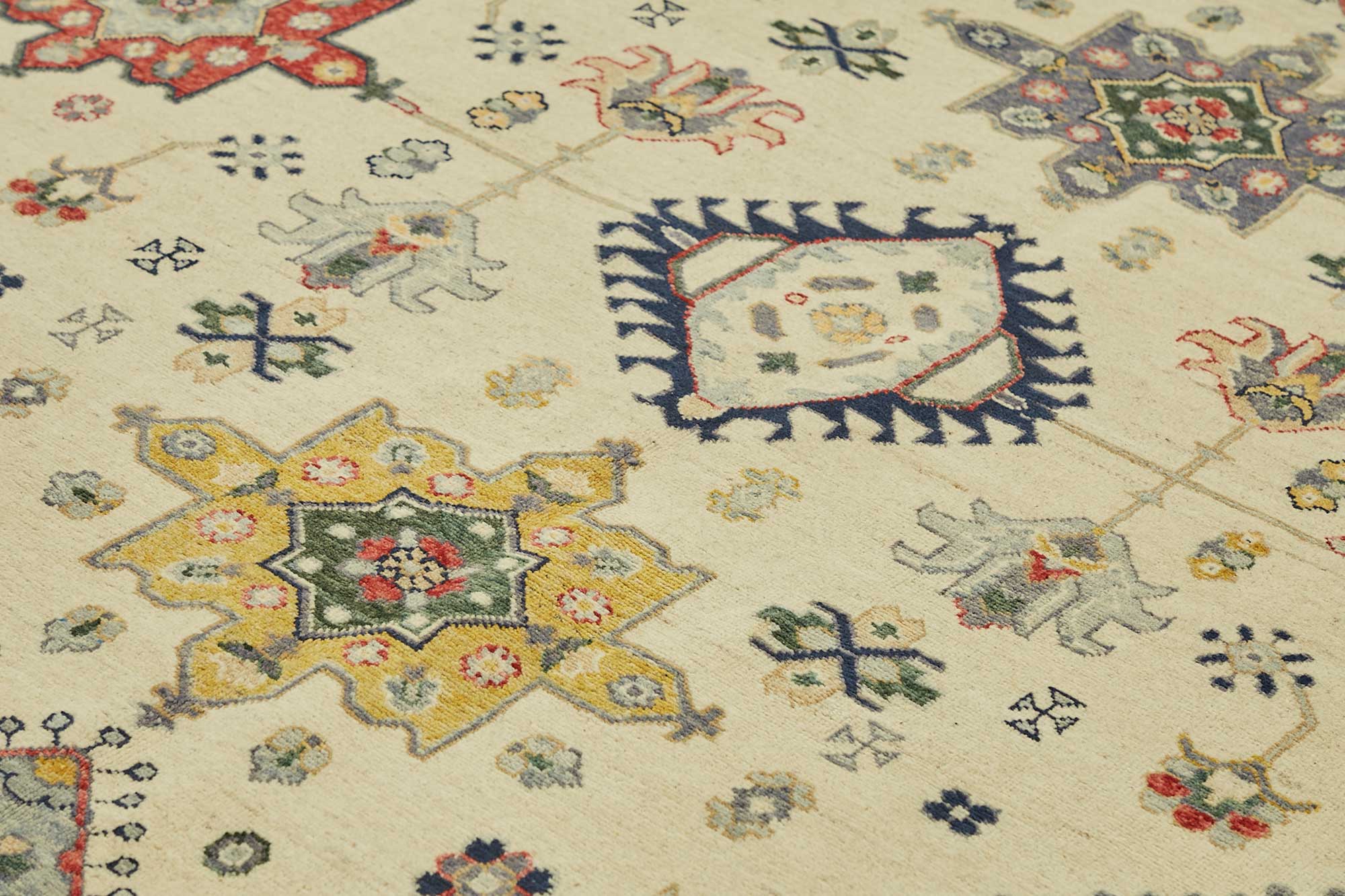 10x13 Hand-Knotted Wool Oushak Rug - 49198