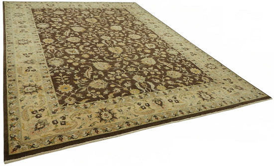 9x12 Hand-Knotted Wool Oushak Rug - 49199