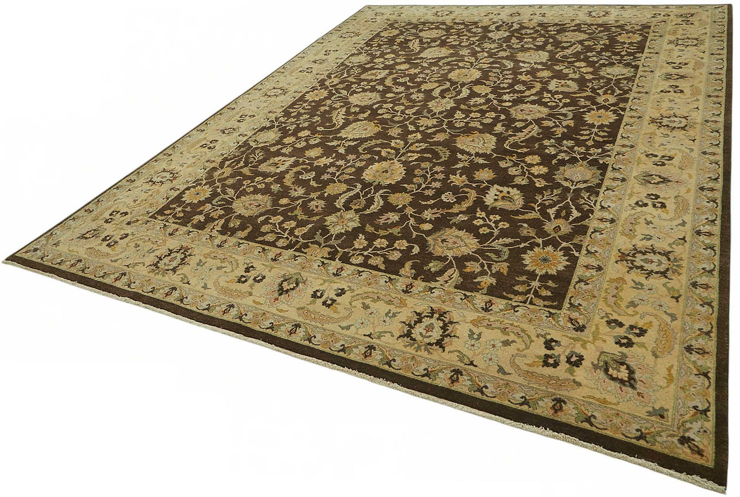 9x12 Hand-Knotted Wool Oushak Rug - 49199