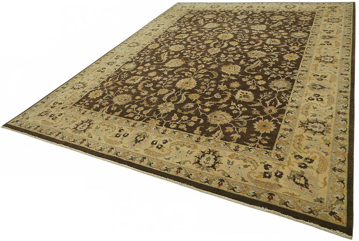 9x12 Hand-Knotted Wool Oushak Rug - 49199
