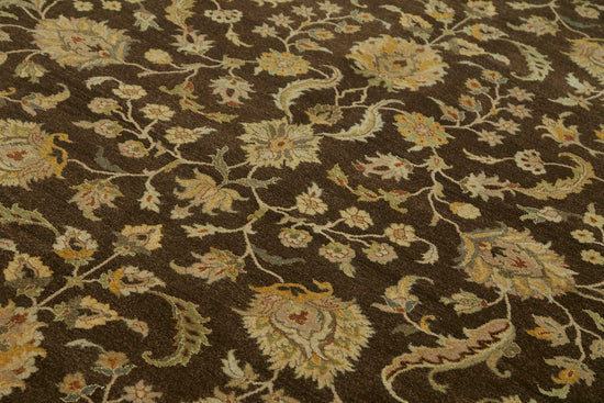 9x12 Hand-Knotted Wool Oushak Rug - 49199