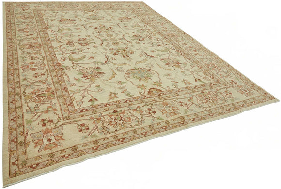 9x12 Hand-Knotted Wool Oushak Rug - 49200