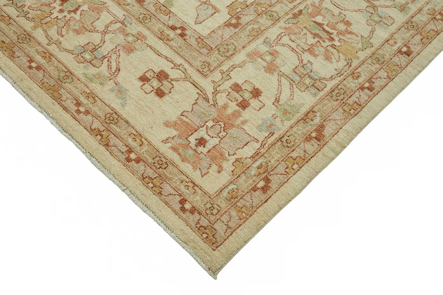 9x12 Hand-Knotted Wool Oushak Rug - 49200