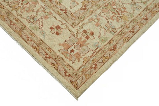 9x12 Hand-Knotted Wool Oushak Rug - 49200