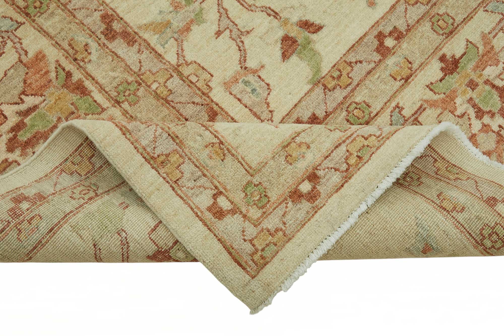 9x12 Hand-Knotted Wool Oushak Rug - 49200