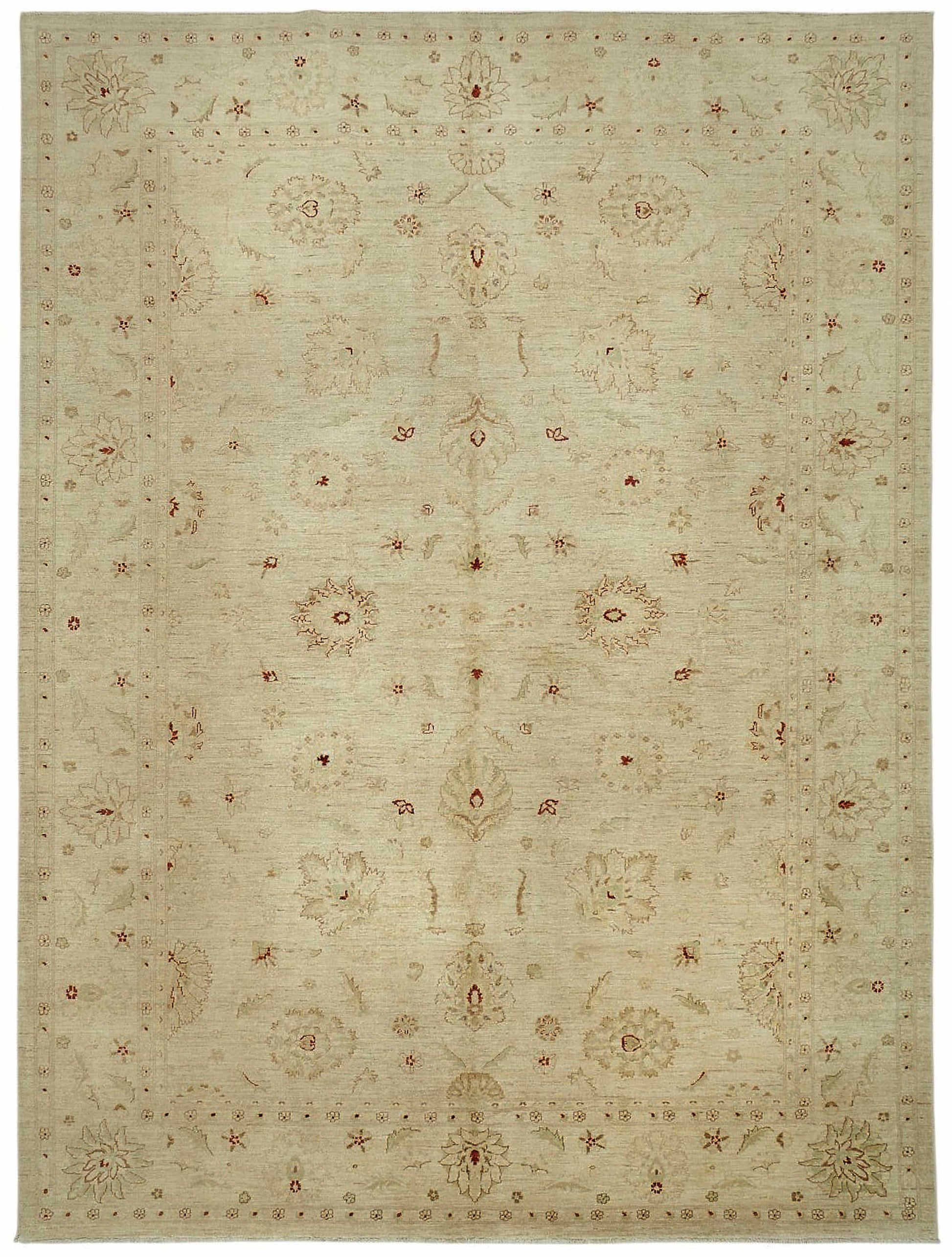 10x14 Hand-Knotted Wool Oushak Rug - 49201
