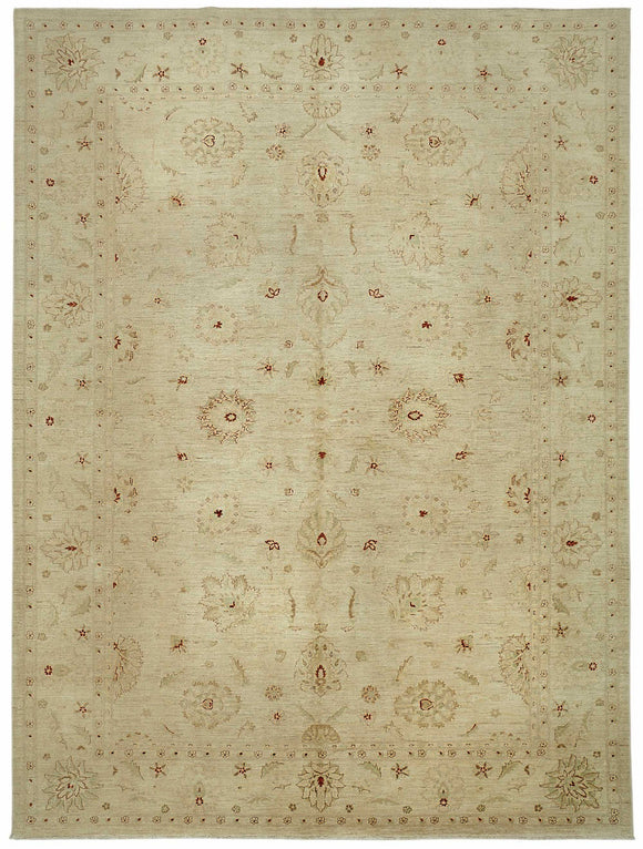 10x14 Hand-Knotted Wool Oushak Rug - 49201