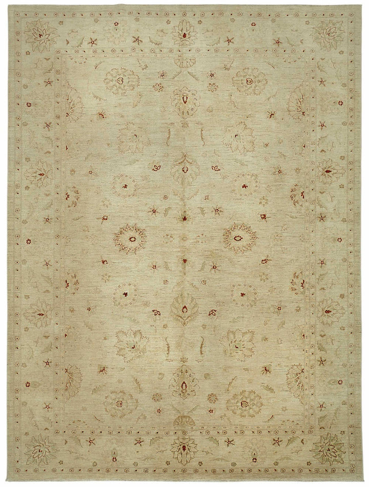 10x14 Hand-Knotted Wool Oushak Rug - 49201