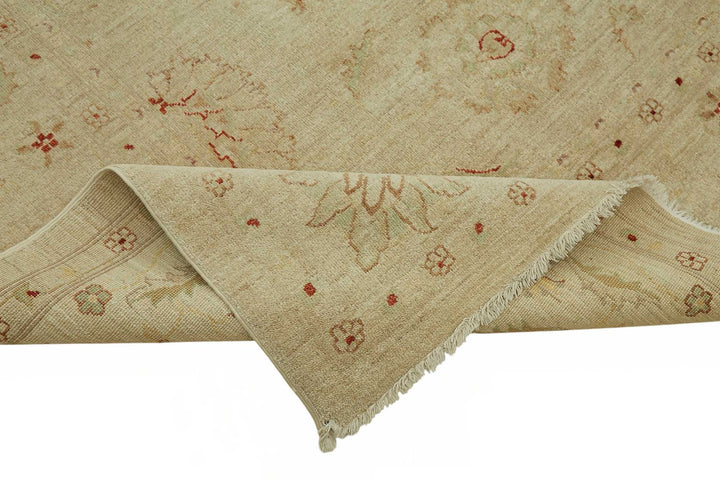 10x14 Hand-Knotted Wool Oushak Rug - 49201