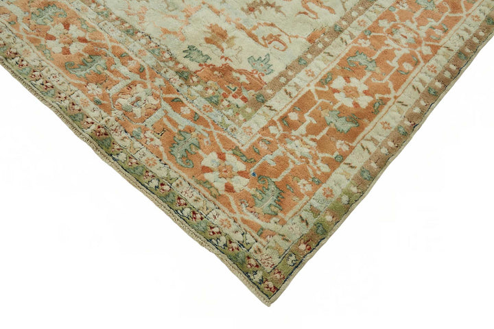 9x13 Hand-Knotted Wool Oushak Rug - 49203
