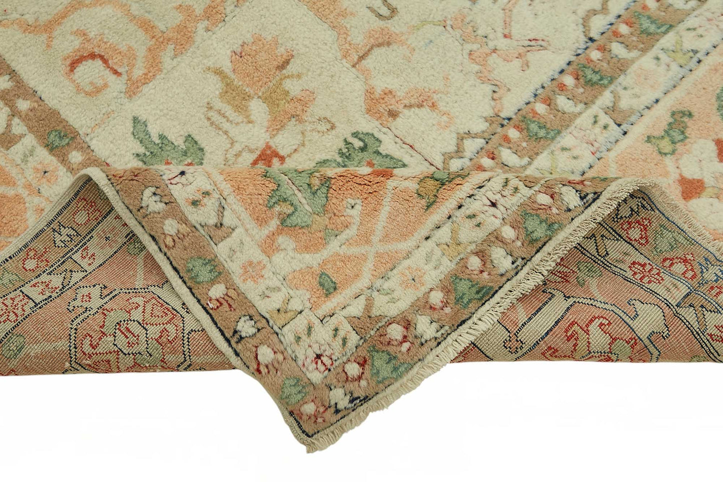 9x13 Hand-Knotted Wool Oushak Rug - 49203