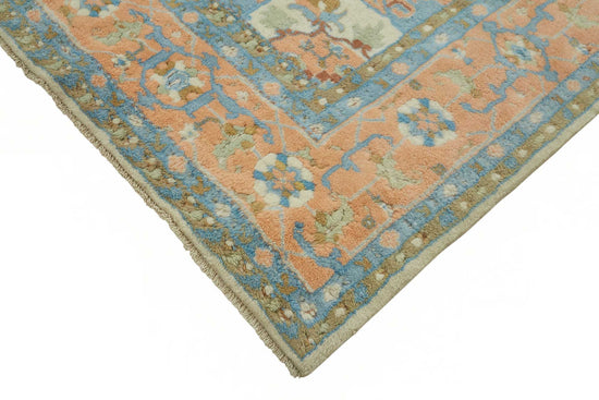 9x11 Hand-Knotted Wool Oushak Rug - 49204