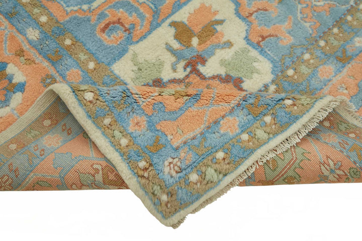 9x11 Hand-Knotted Wool Oushak Rug - 49204