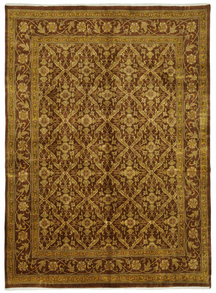 8x12 Hand-Knotted Wool Oushak Rug - 49205